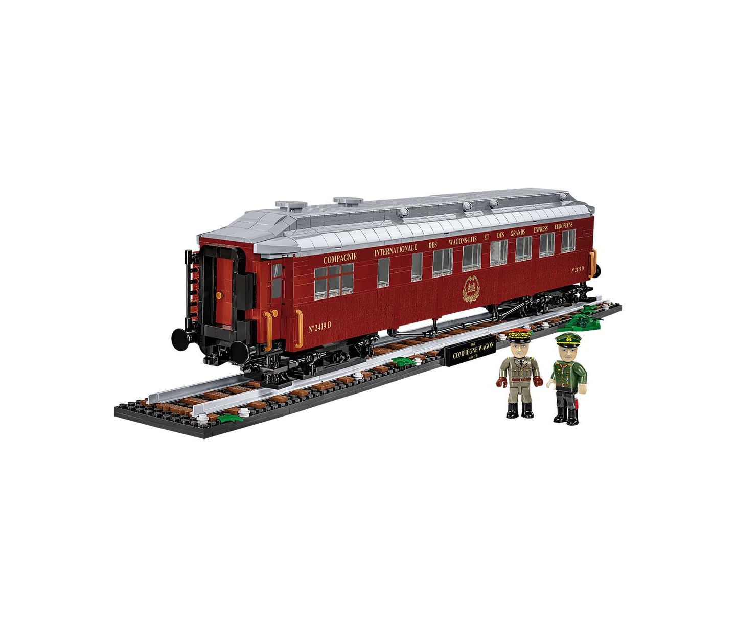Детский конструктор COBI Historical Collection Wwii Compiegne Wagon 2001-Piece 1:35 Scale Building Set, Ages 11+ — фото 3