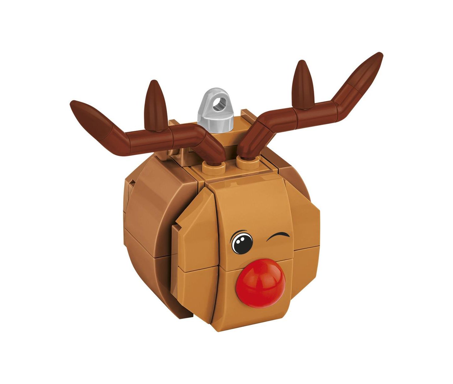 Детские конструкторы COBI Red-Nosed Reindeer Christmas Tree Decoration 67-Piece Ornament, Ages 5+ — фото 3