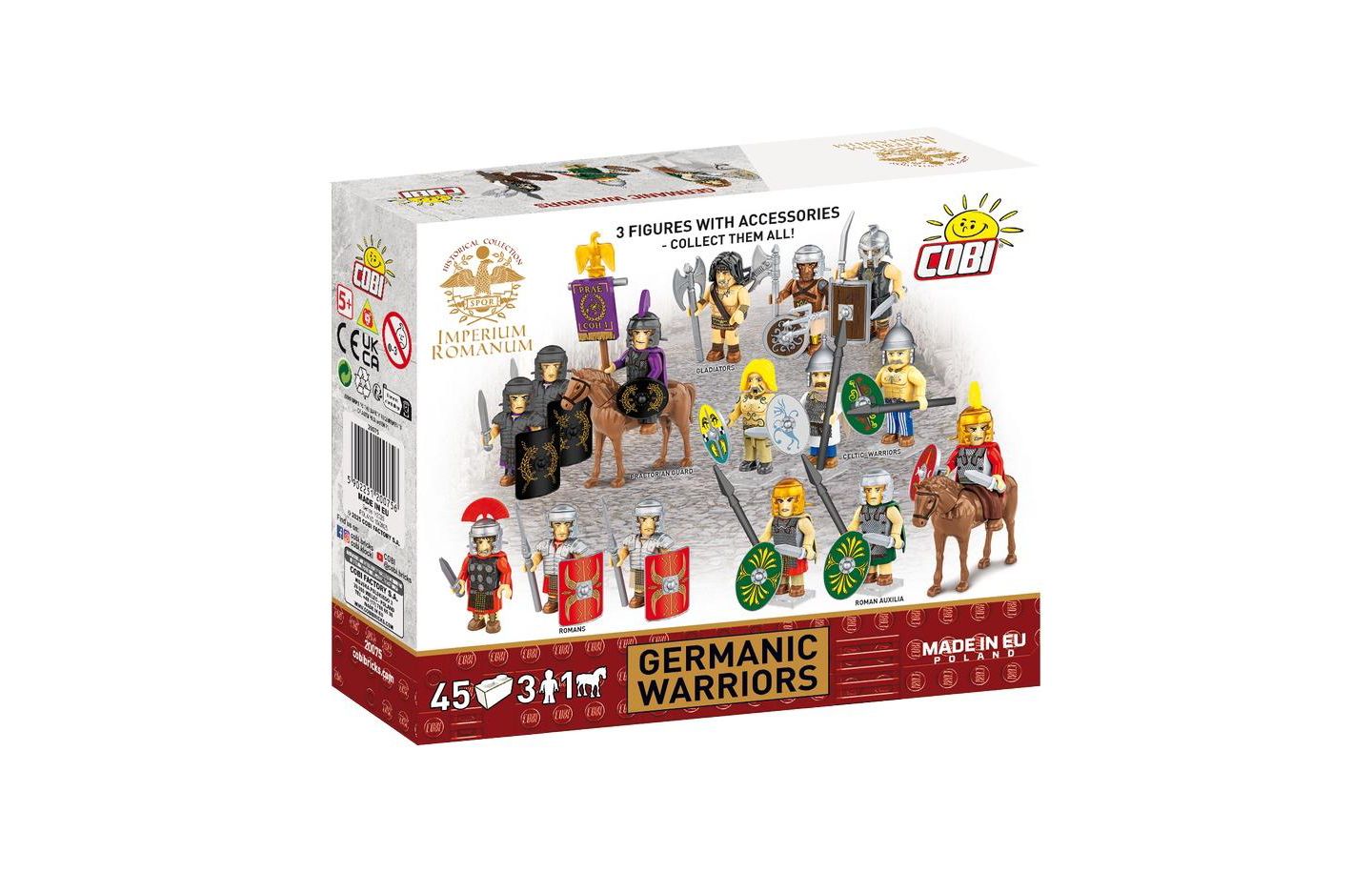 Детский конструктор COBI Imperium Romanum Germanic Warriors 45-Piece Building Set, Ages 5+ — фото 2