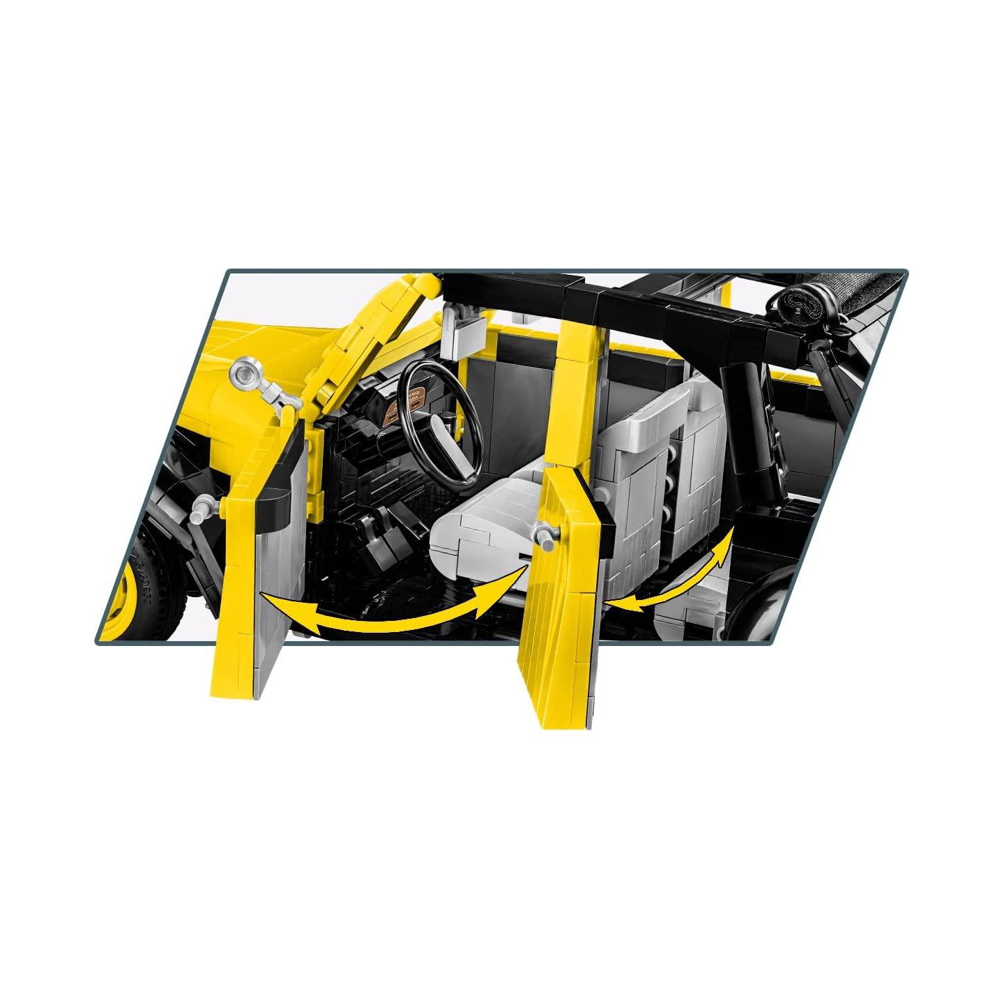 Детский конструктор COBI 1:12 Scale Citroen 2CV Charleston 1,465-Piece Building Set, Ages 10+, цвет: Open Miscellaneous — фото 3