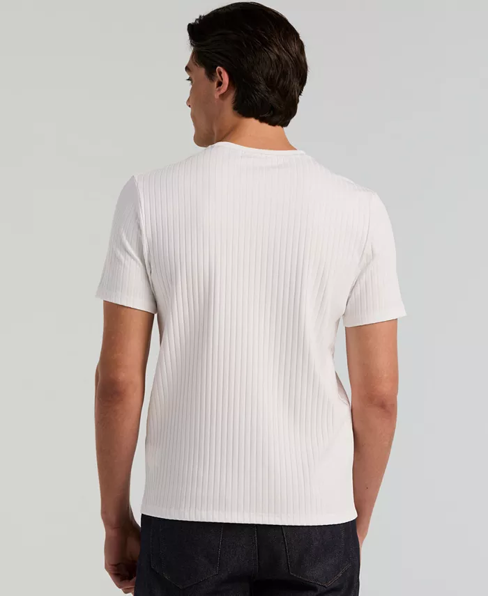 Men's Rib Knit Crew Neck T-Shirt - thumbnail 5
