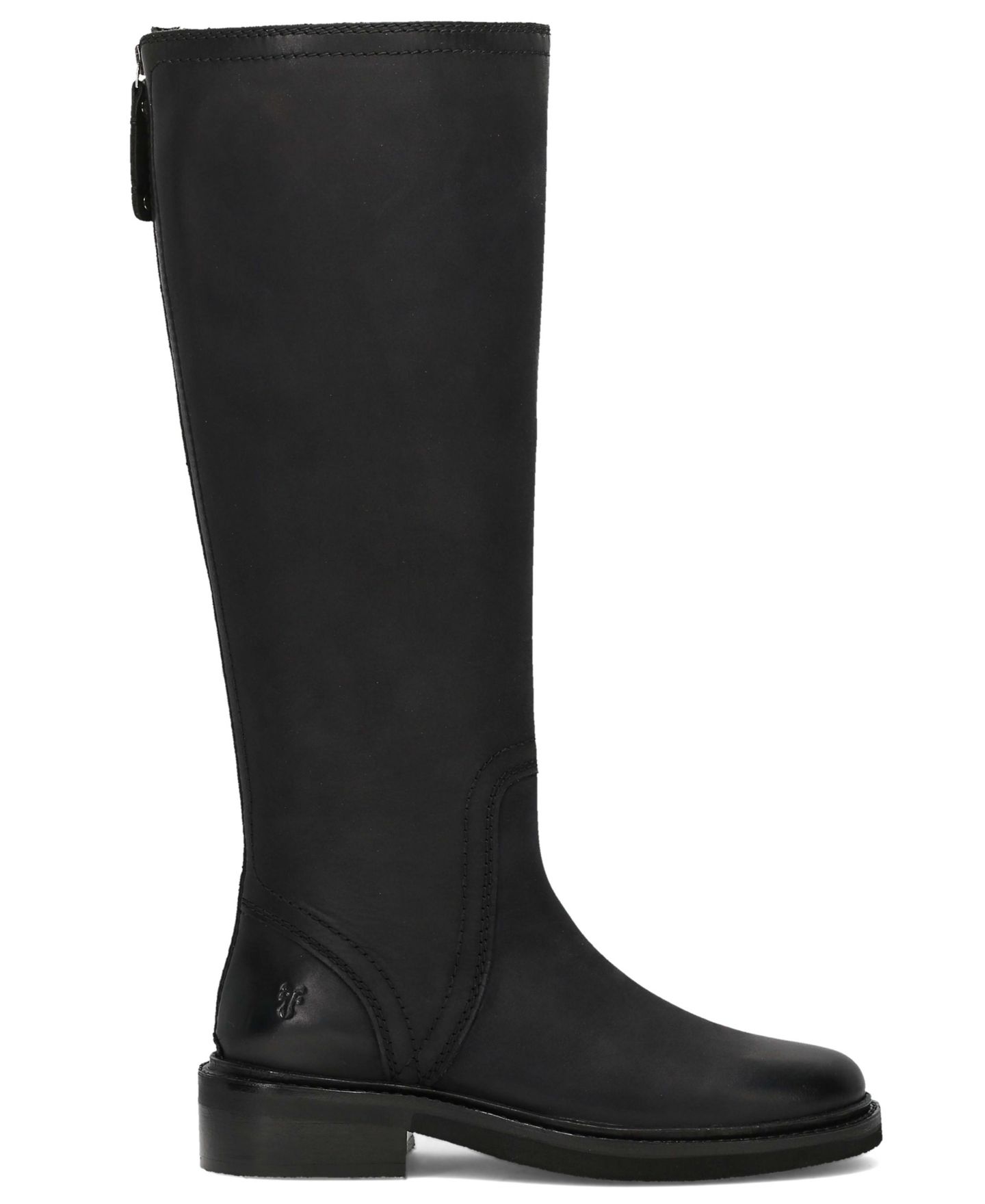 Женские ботинки Frye Phoebe Zipper Knee High Riding, цвет: Чёрный — фото 2