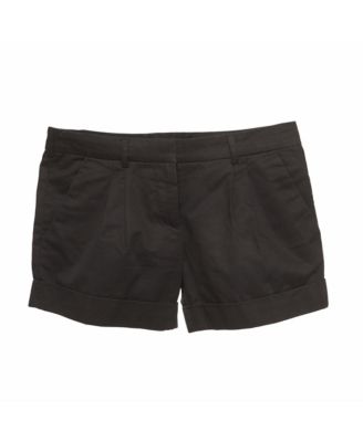 Women's Pleated Mid-Rise Shorts, 7" Inseam