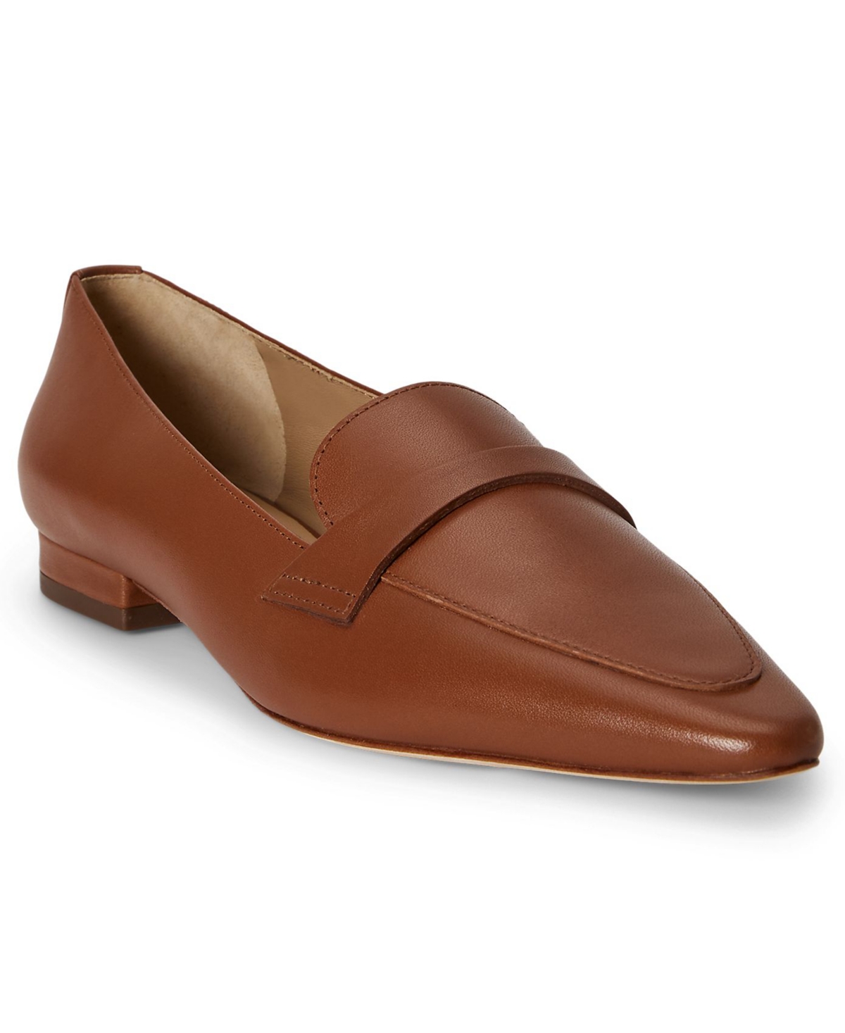 Lauren Ralph Lauren Women's Audri Slip-On Loafers - Lauren Tan Smooth Leather
