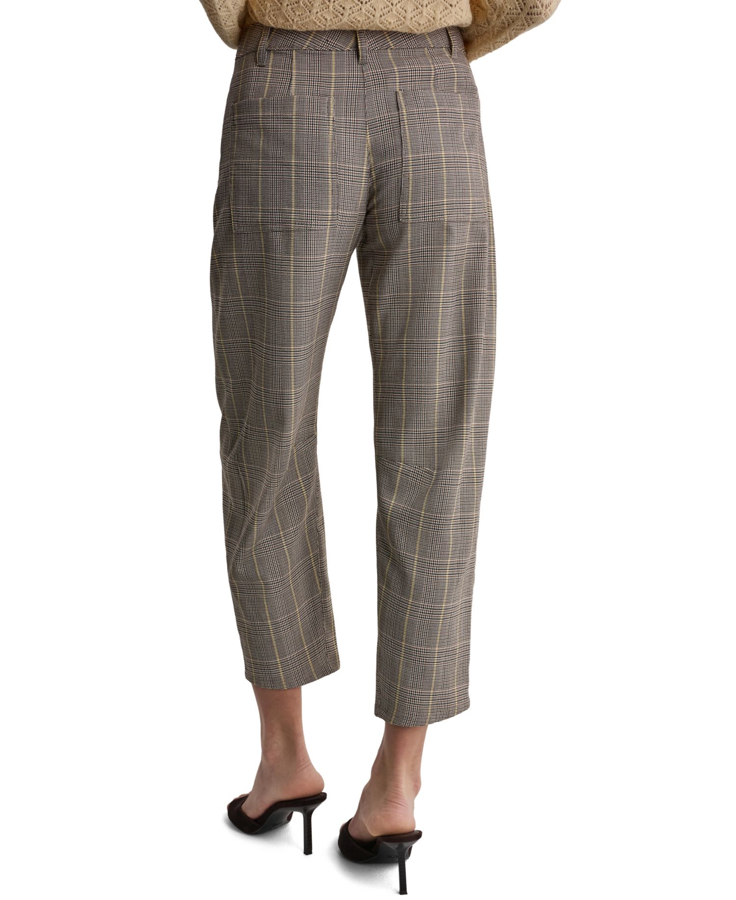 Women's Plaid Barrel Pants