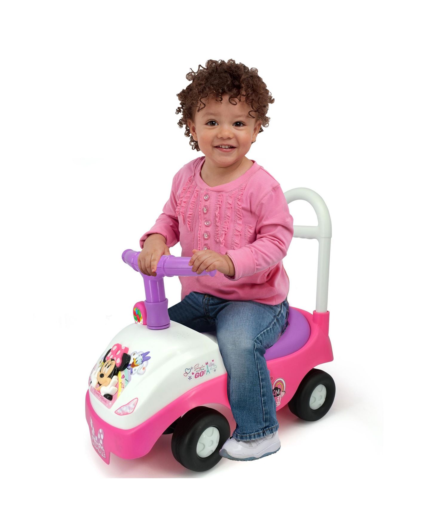 Детская игрушка Kiddieland Minnie Foldable Handle Ride-On with Engaging Sounds, Ages 1+, цвет: Open Miscellaneous — фото 5