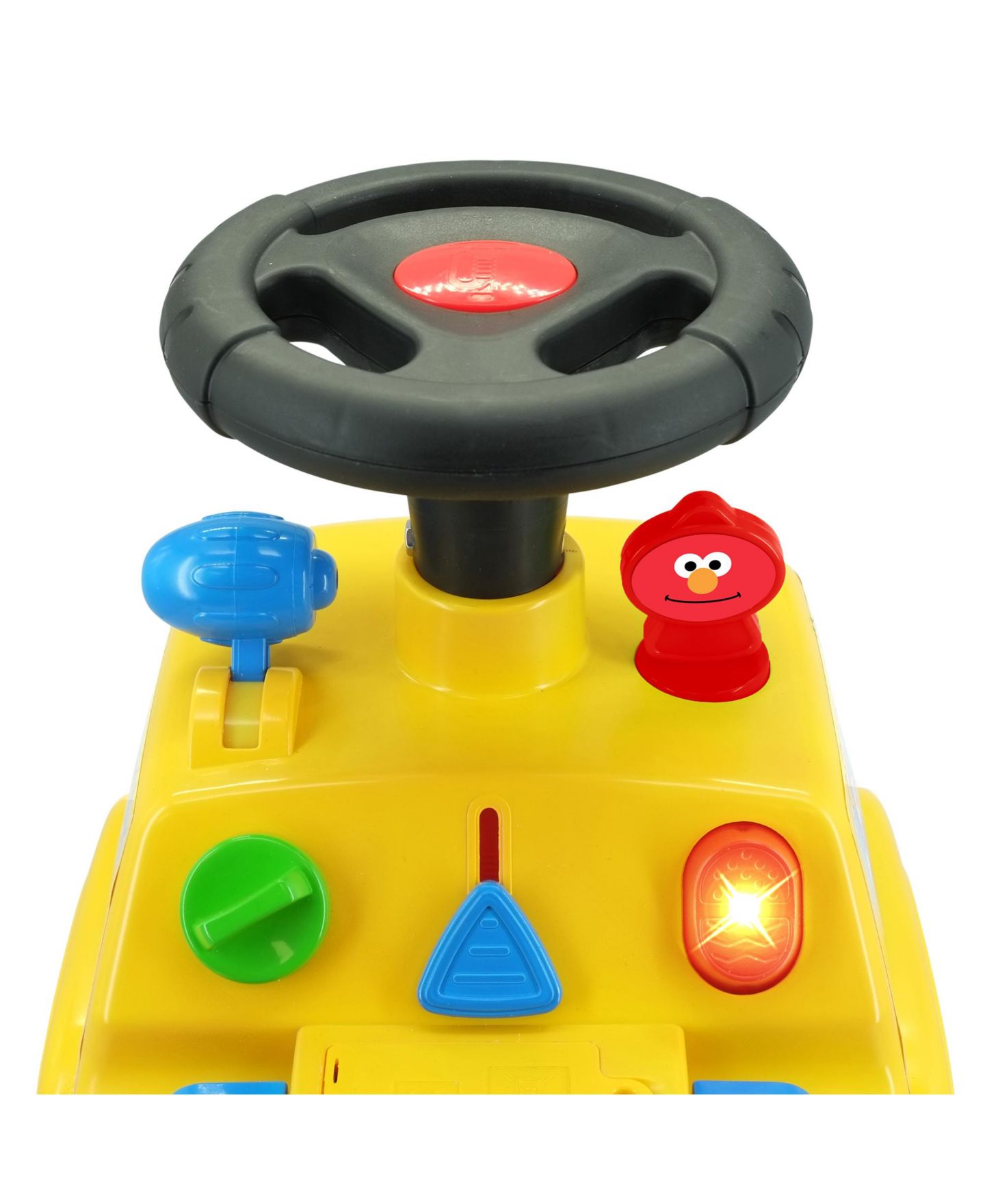 Детская игрушка Kiddieland My First Adventure Ride-On: Elmo Interactive Dashboard with Lights and Sounds, 20" x 10" x 13", от 1 года — фото 3
