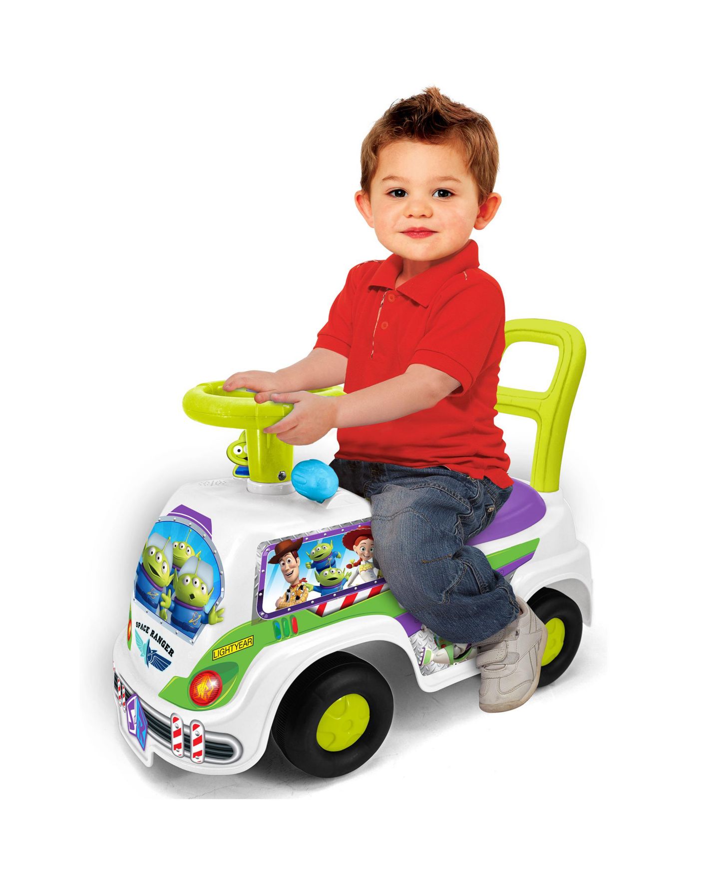 Детская игрушка Kiddieland Lights N' Sounds Adventure Ride-On Buzz Lightyear with Lights and Sounds, Ages 1+ — фото 5