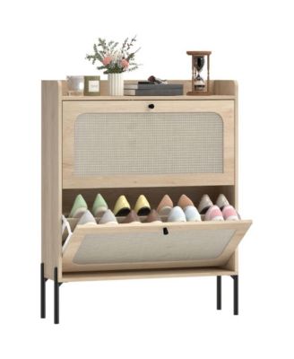Shoe Cabinet with Adjustable Removable Shelves for Flexible Storage