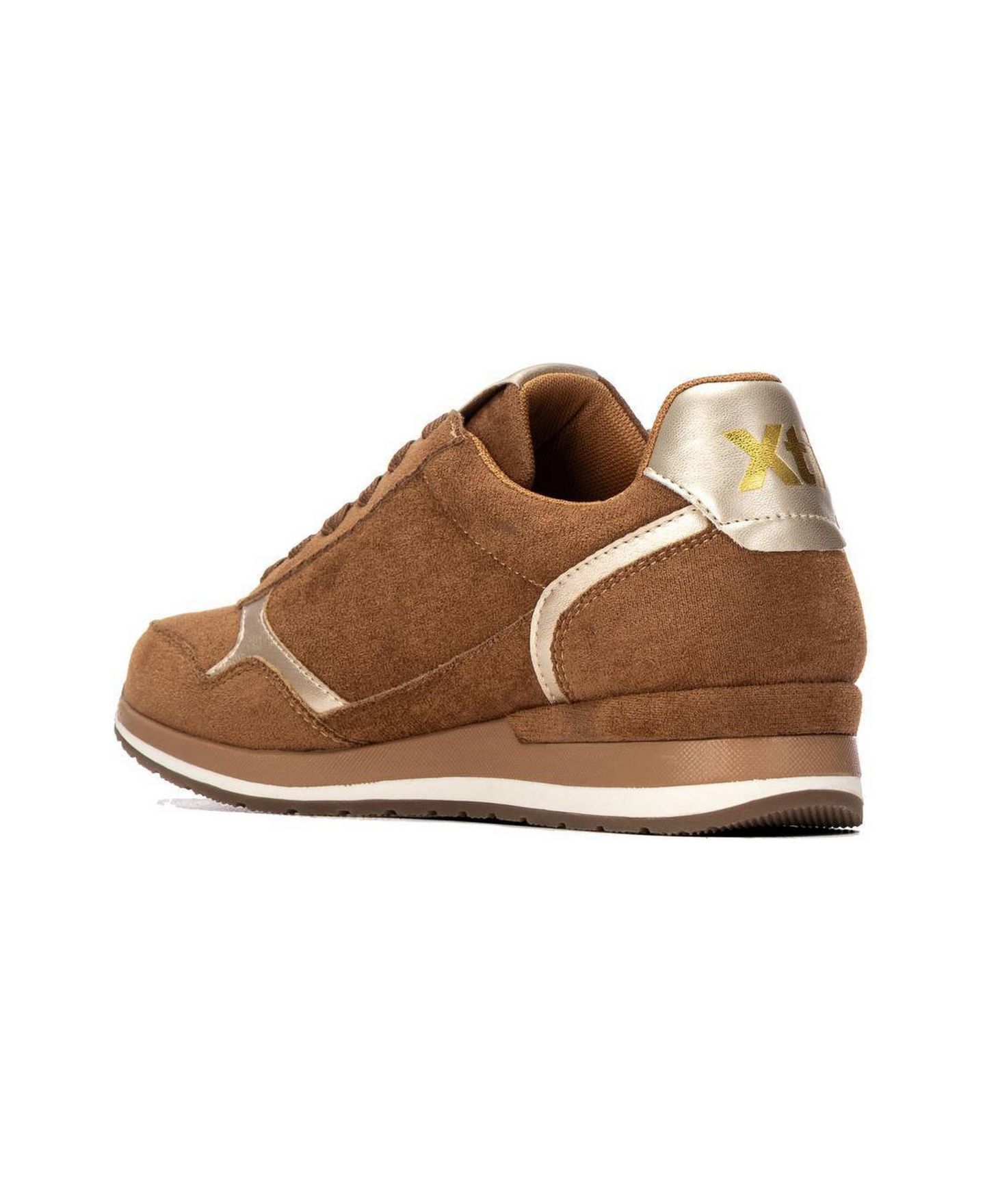 Женские кроссовки XTI Casual Suede, цвет: Верблюжий — фото 3