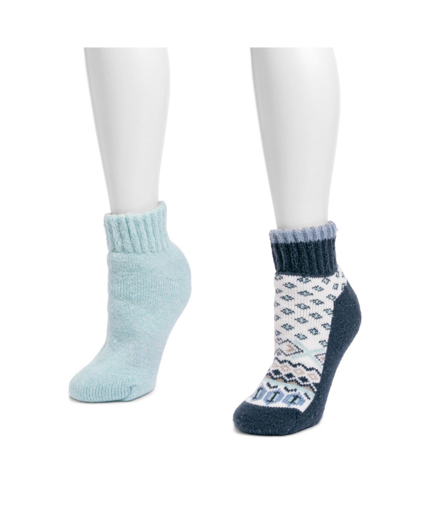 Women's 2 Pair Pack Heat Retainer Mini Crew Socks