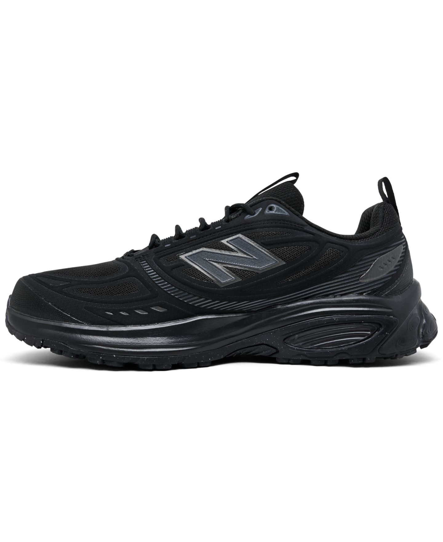 Мужские кроссовки New Balance Fresh Foam 410V9 Trail Running, цвет: Чёрный — фото 3