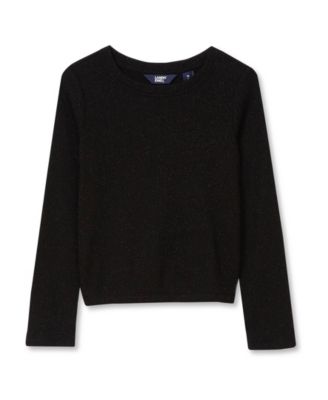 Girls Long Sleeve Sparkly Knit Top