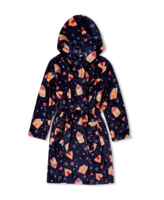 Big Girls Hooded Fleece Robe