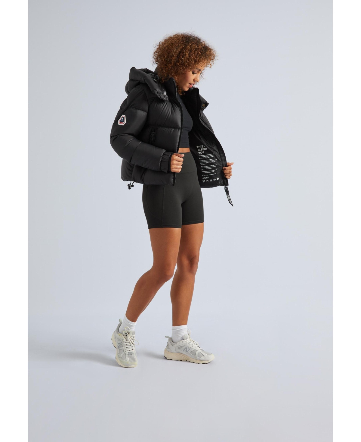 JACK1T Women's High Collar Puffer Jacket