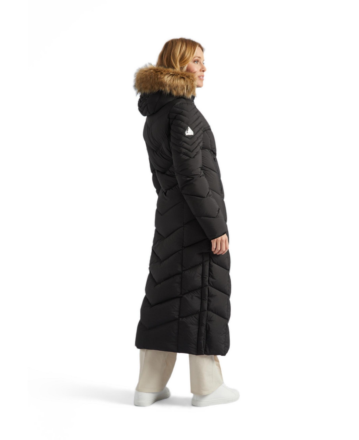 JACK1T Women's High Neck Maxi Puffer Coat