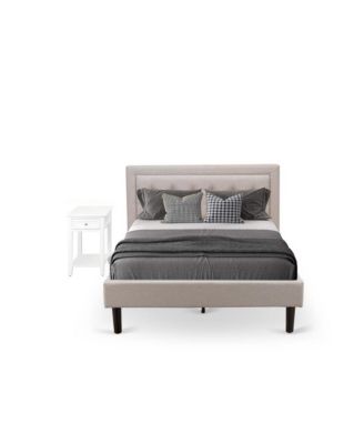 FN08F-1DE05 2-Piece Fannin Bedroom Furniture Set with Full Bed and a Night Stand