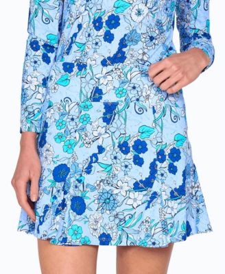 Women's Flare Godet Mini Tennis Skort