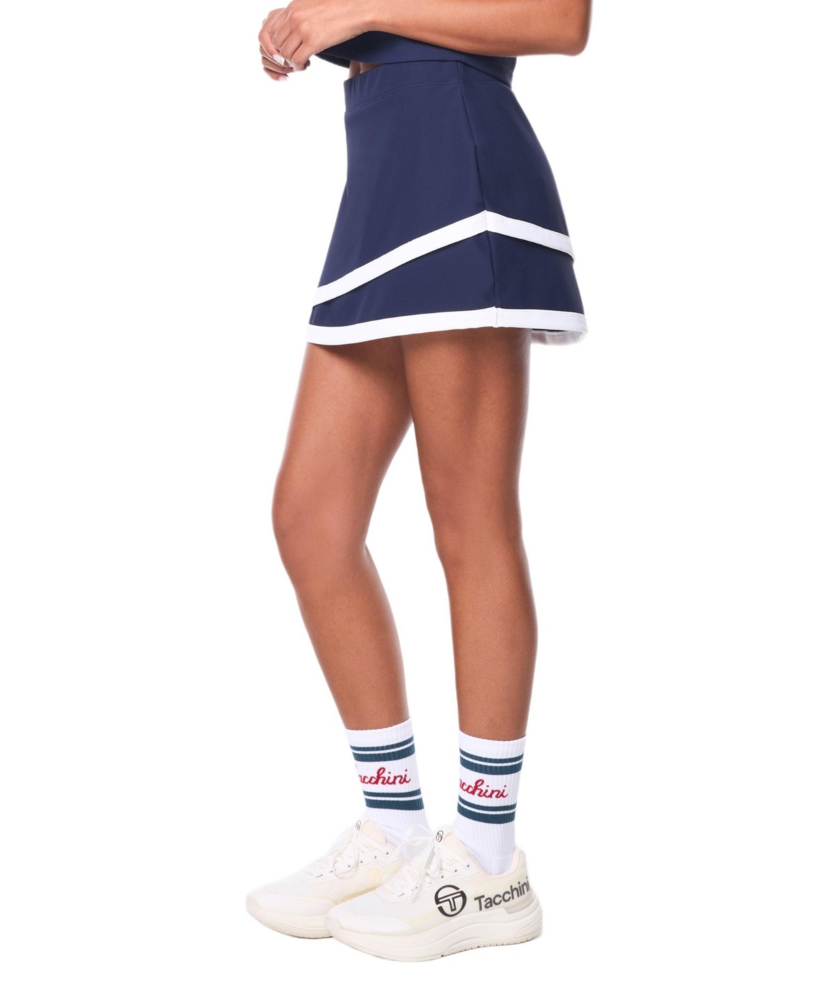 Sergio Tacchini Women's Garbo Mini High-Waisted Tennis Skort