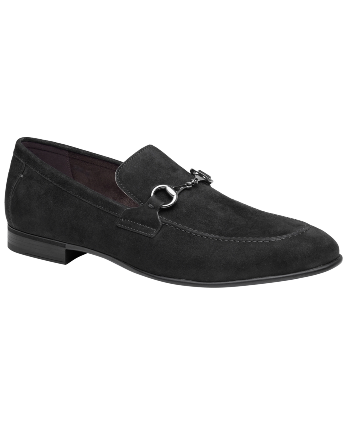 Johnston & Murphy Men's Elston Bit Loafers - Black Suede