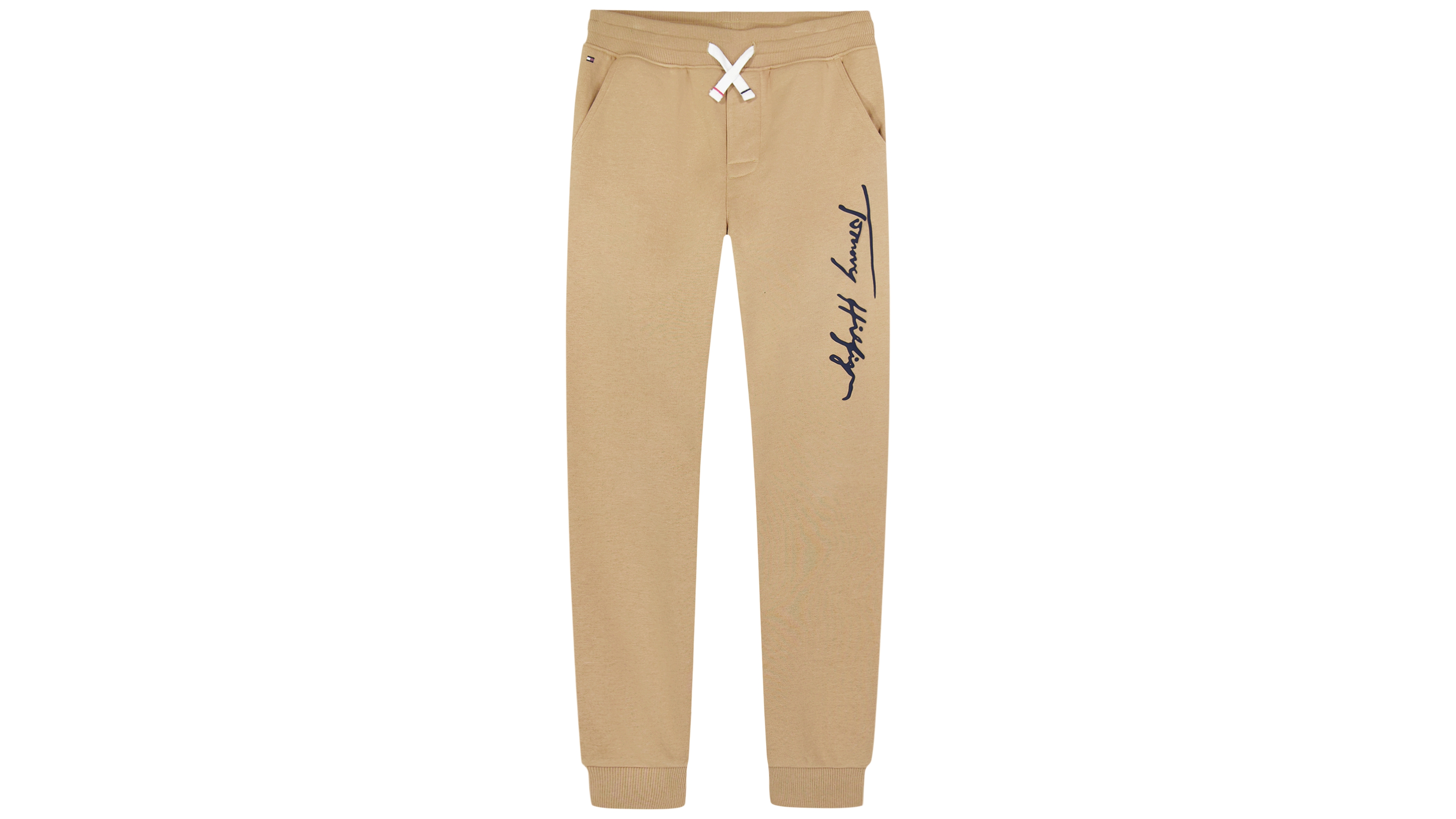 Tommy Hilfiger Boys' 8-20 Signature Pull-On Puff-Print Graphics Cotton-Blend Jogger