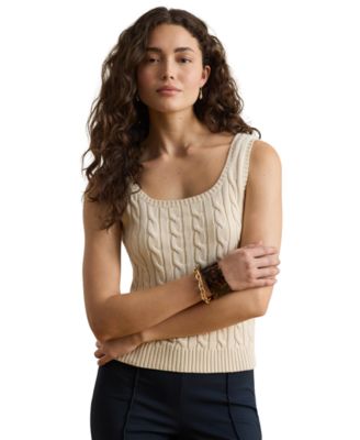 Women's Slim-Fit Sleeveless Sweater