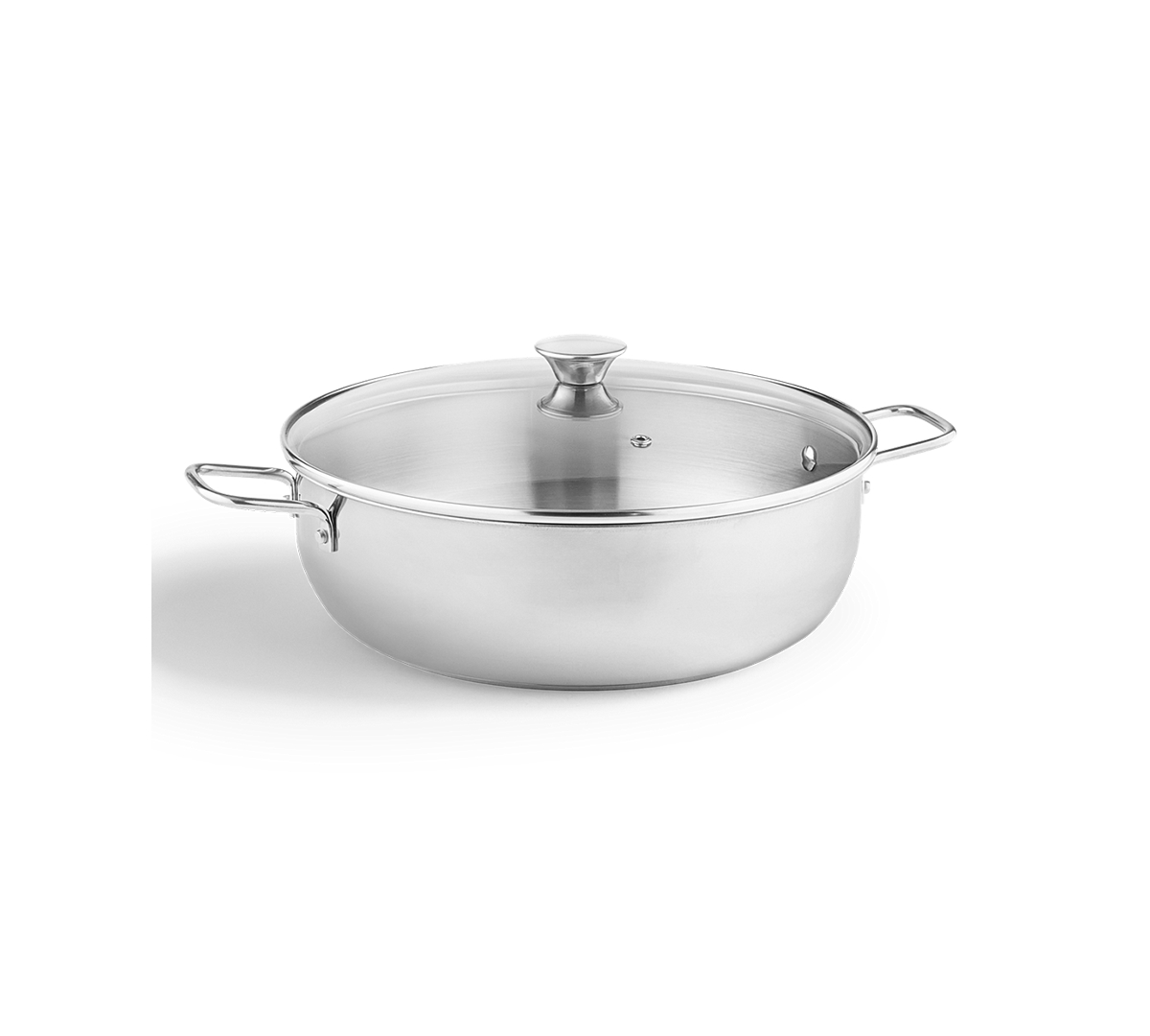 Arch Studio Stainless-steel 6.5-quart Multi-use Pan, Macy's Exclusive In Silver