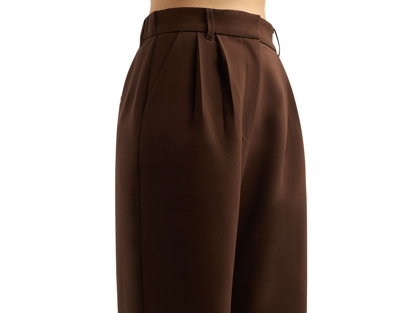 Женские брюки BCX Juniors' Soft-Stretch Pleated Wide-Leg, цвет: Шоколадный — фото 3