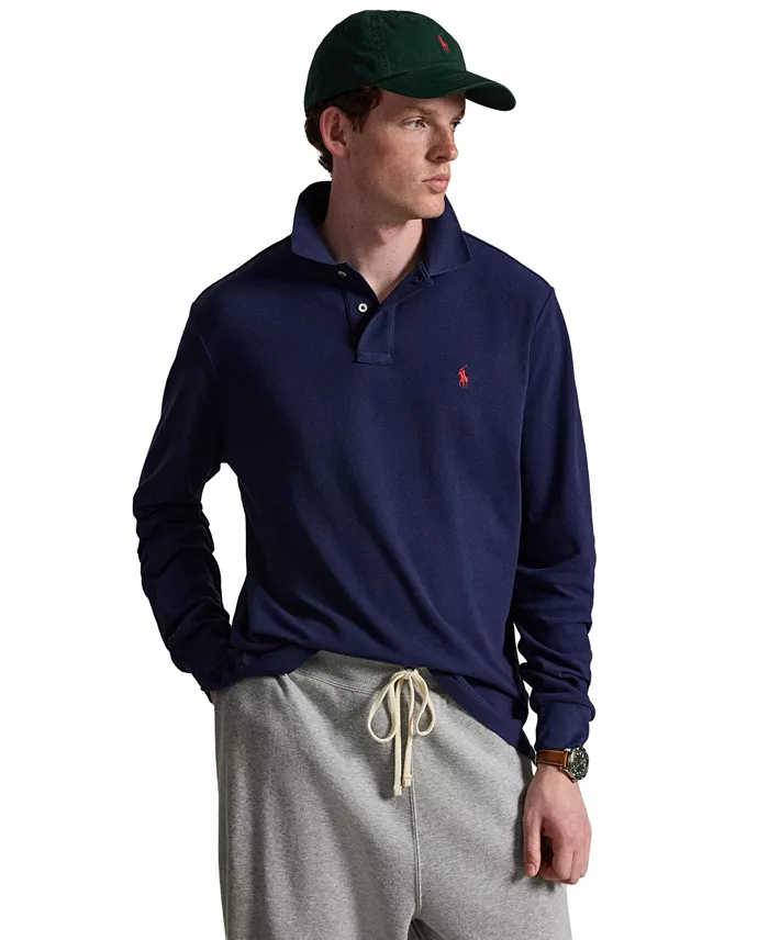 Men's Classic-Fit Mesh Polo Shirt