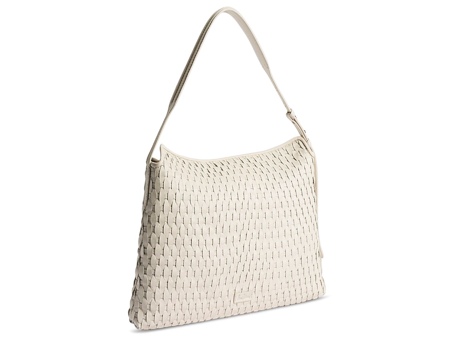 Женская сумка Sam Edelman Petty Extra-Large Leather Shoulder Handbag, цвет: Белый — фото 3