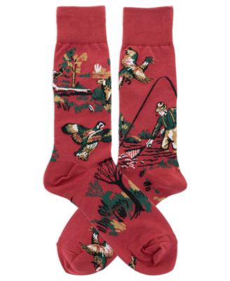 Men's Sportsman Outing Slack Novelty Crew Socks