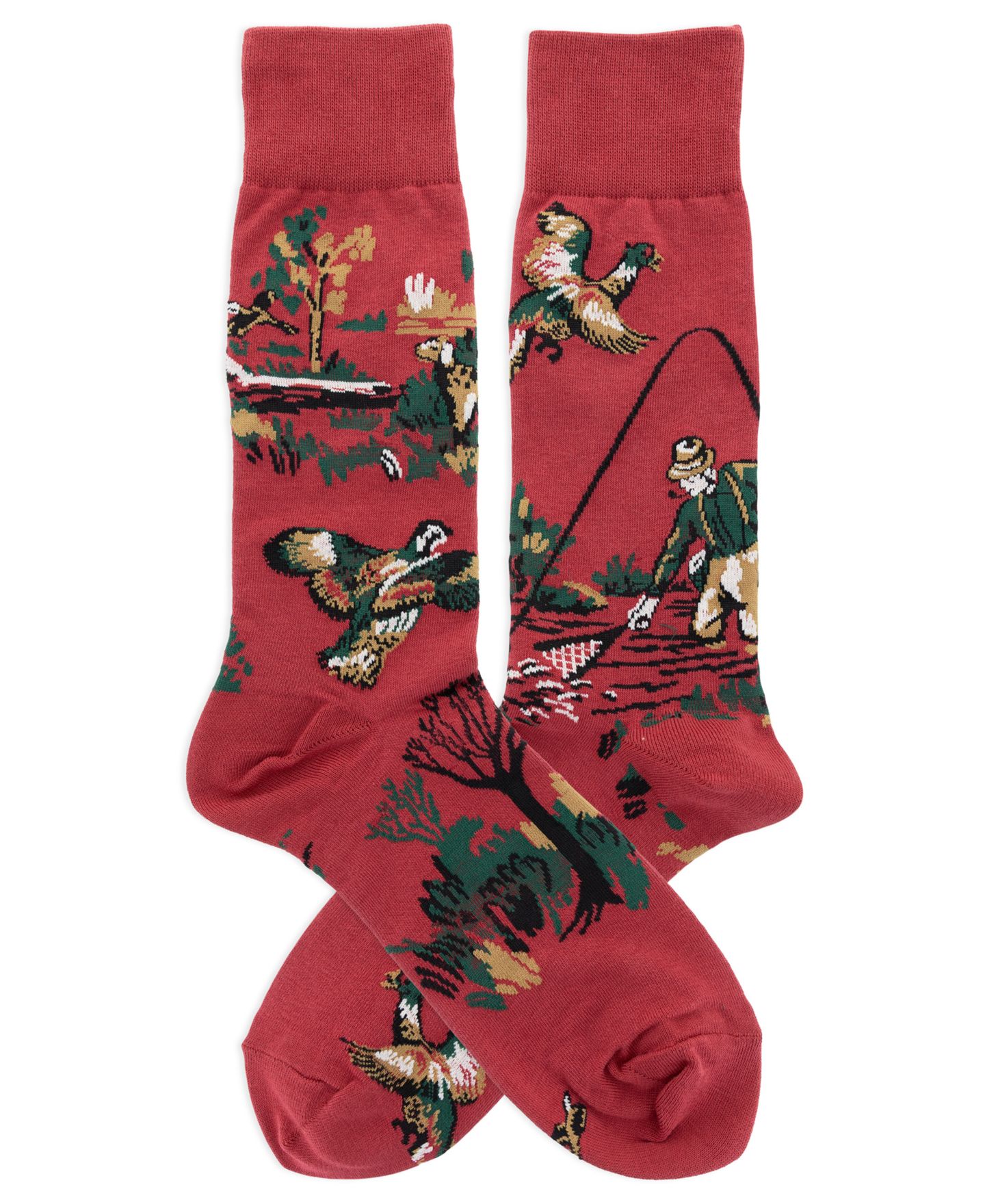 Носки Novelty для мужчин, средней высоты — Polo Ralph Lauren, цвет: Красный — фото 1