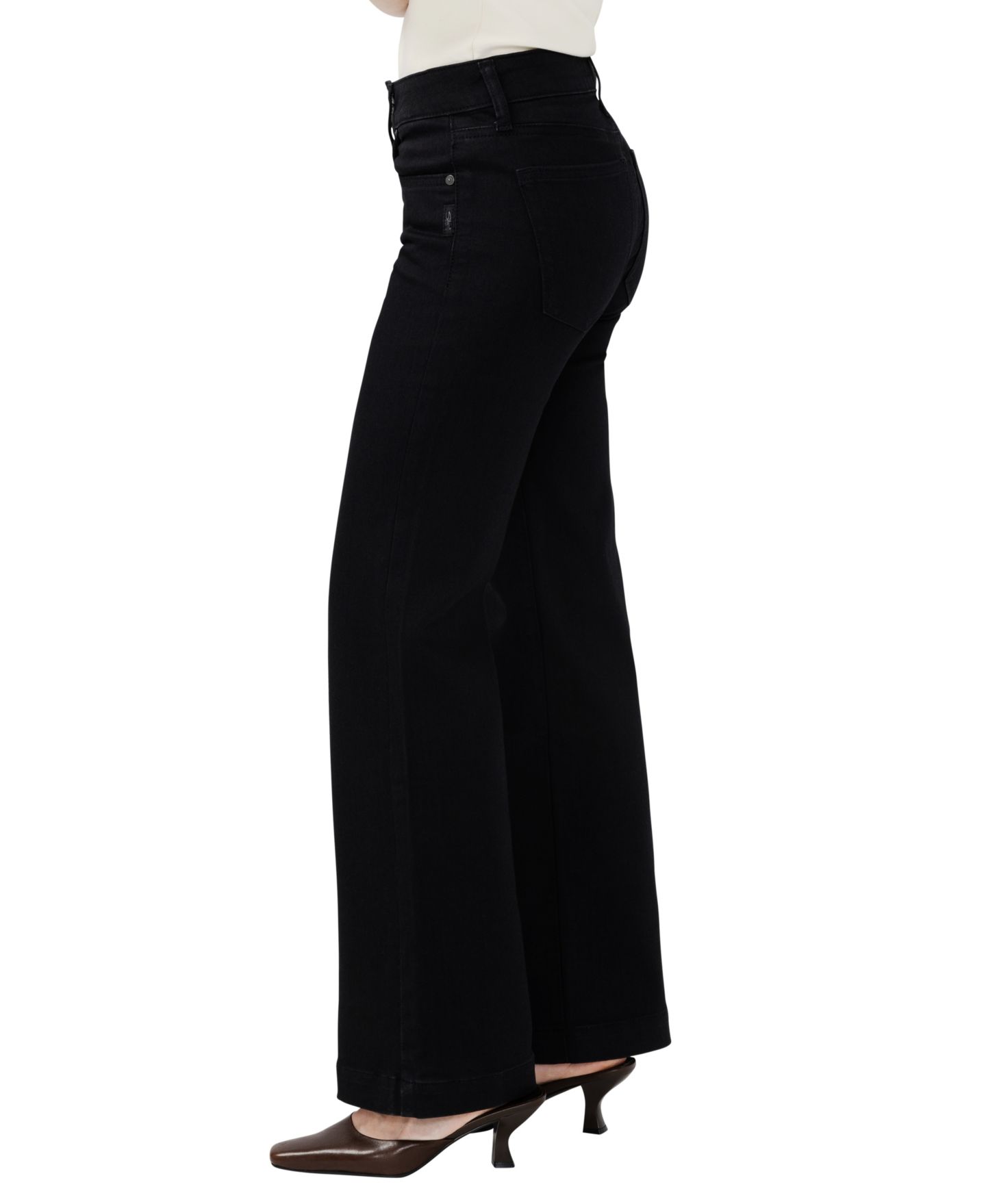 Женские джинсы Silver Jeans Co. Avery High-Rise Wide-Leg, цвет: Чёрный — фото 2