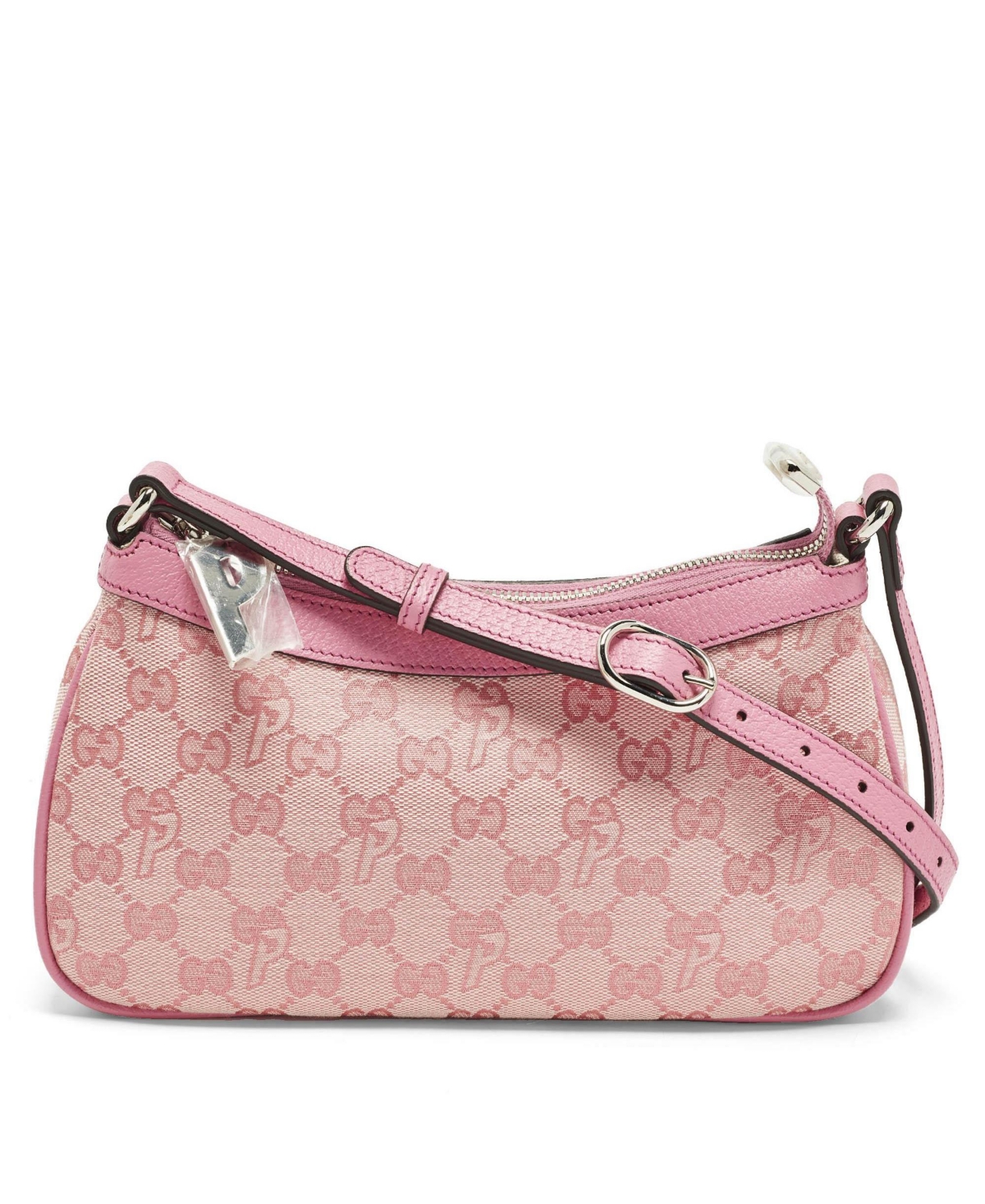 Pre-Owned Gucci x Palace Gg-p Canvas Half Moon Mini Shoulder Bag