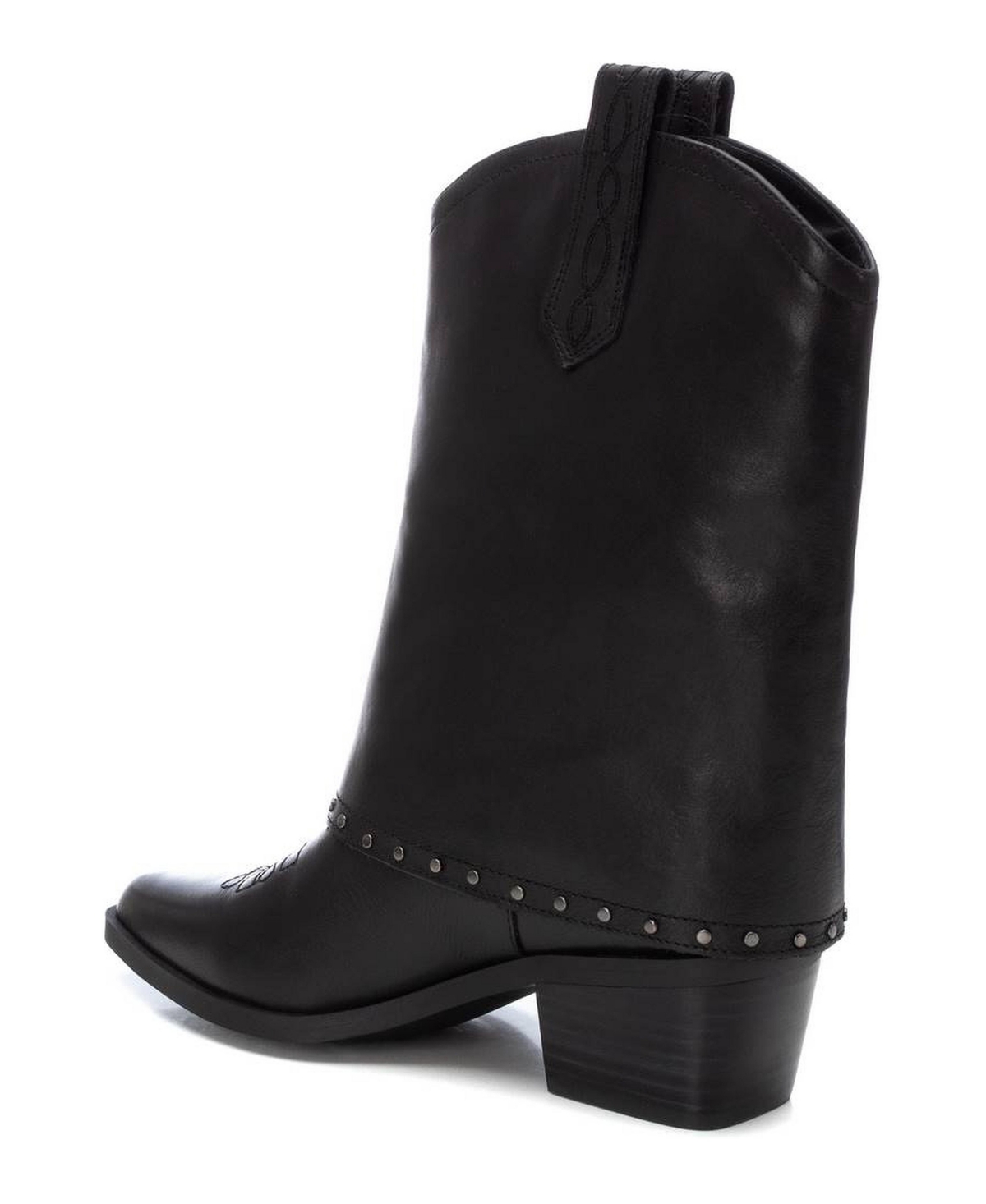 Xti Women's Leather Italian Western Booties Carmela Collection