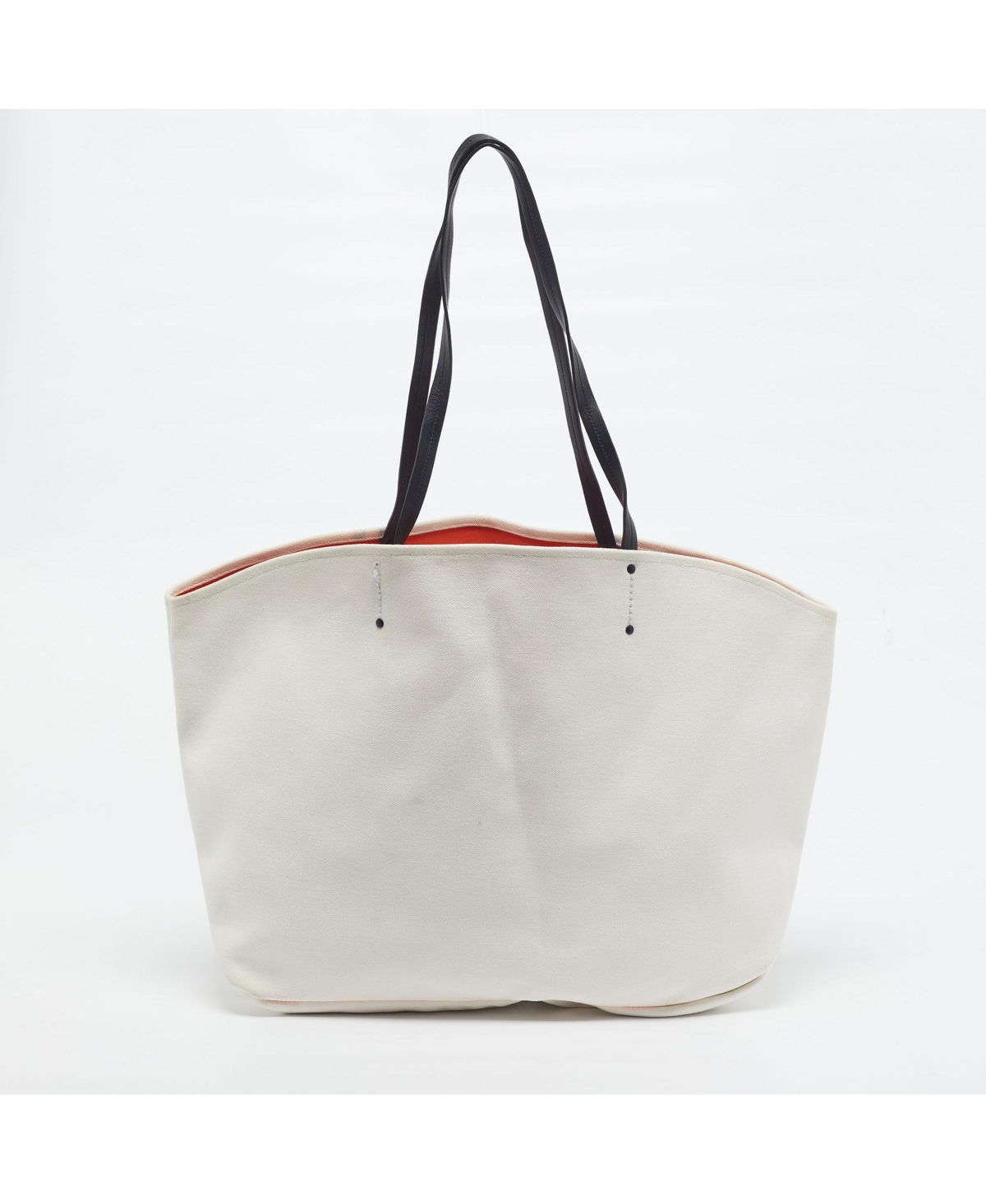 Pre-Owned Prada Women's Canapa Palm Tree Graphic Canvas Tote