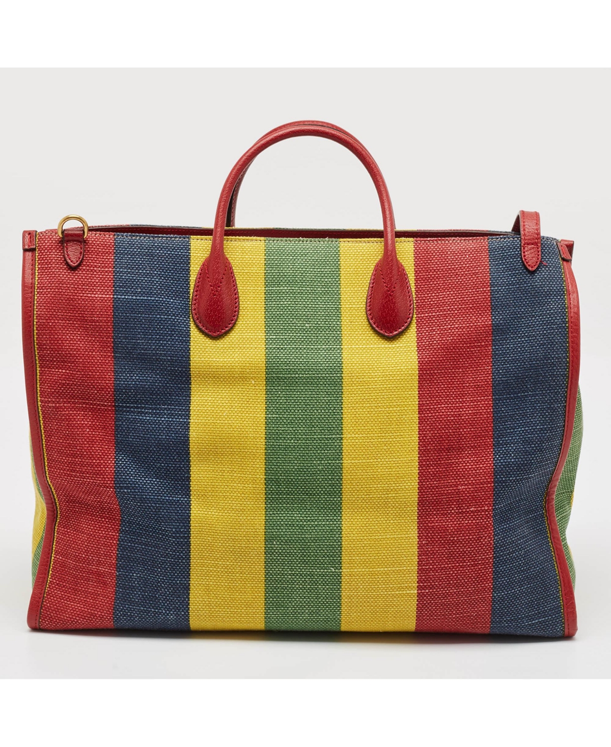 Pre-Owned Gucci Bamboo Shopper Leather Tote