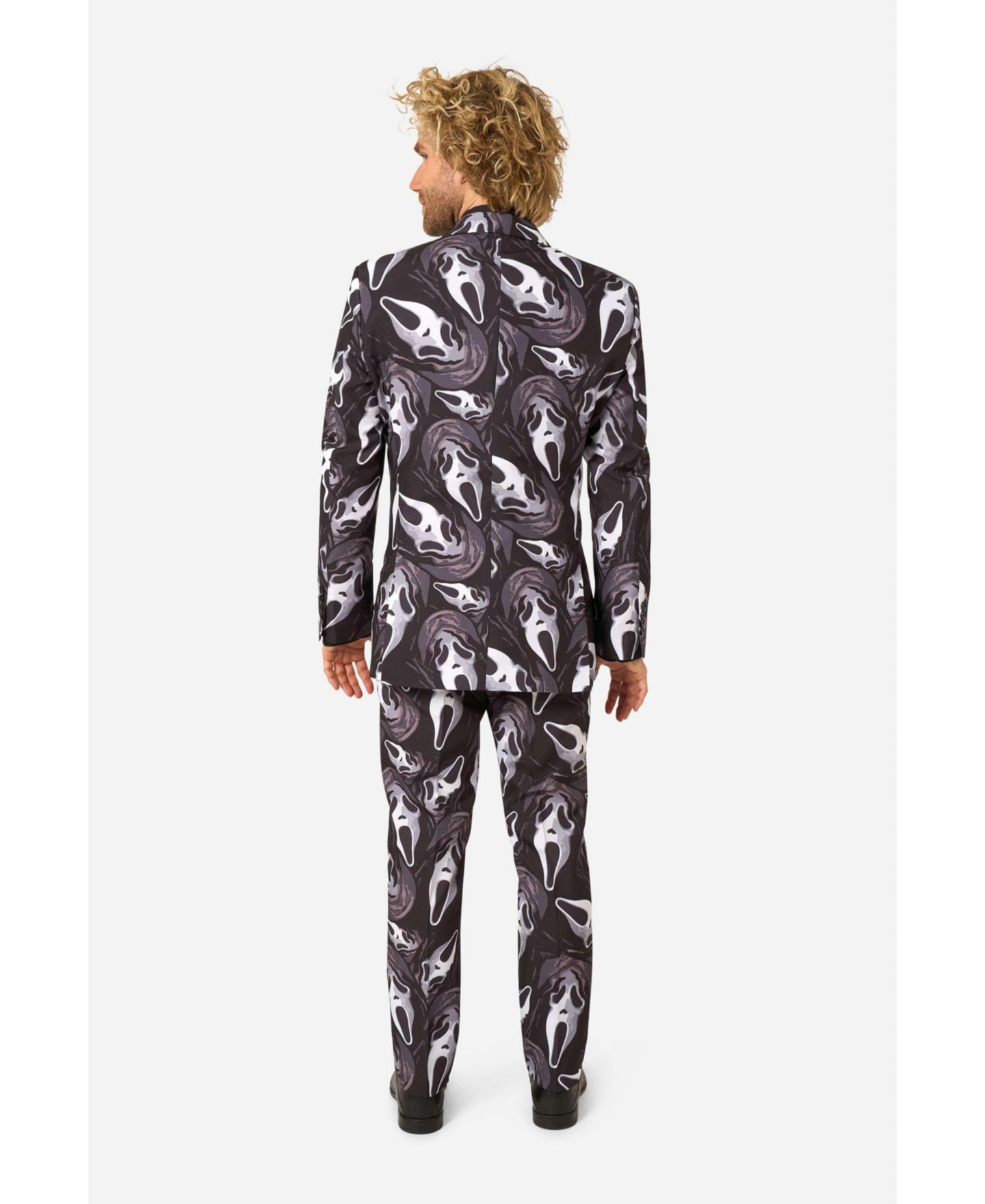 Мужской карнавальный костюм OppoSuits Ghost Face, цвет: Чёрный — фото 2