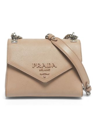 Pre-Owned Prada Women's Saffiano Leather Monochrome Envelope