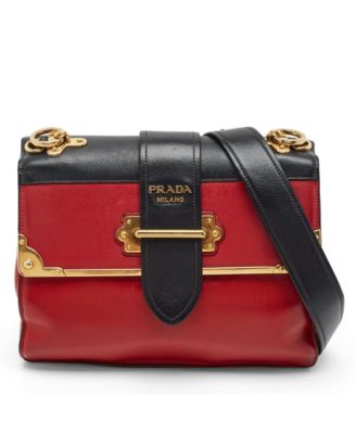 Women's Cahier Two-Tone Leather Shoulder Bag