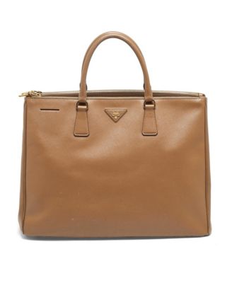 Galleria Double Zip Executive Saffiano Lux Leather Tote