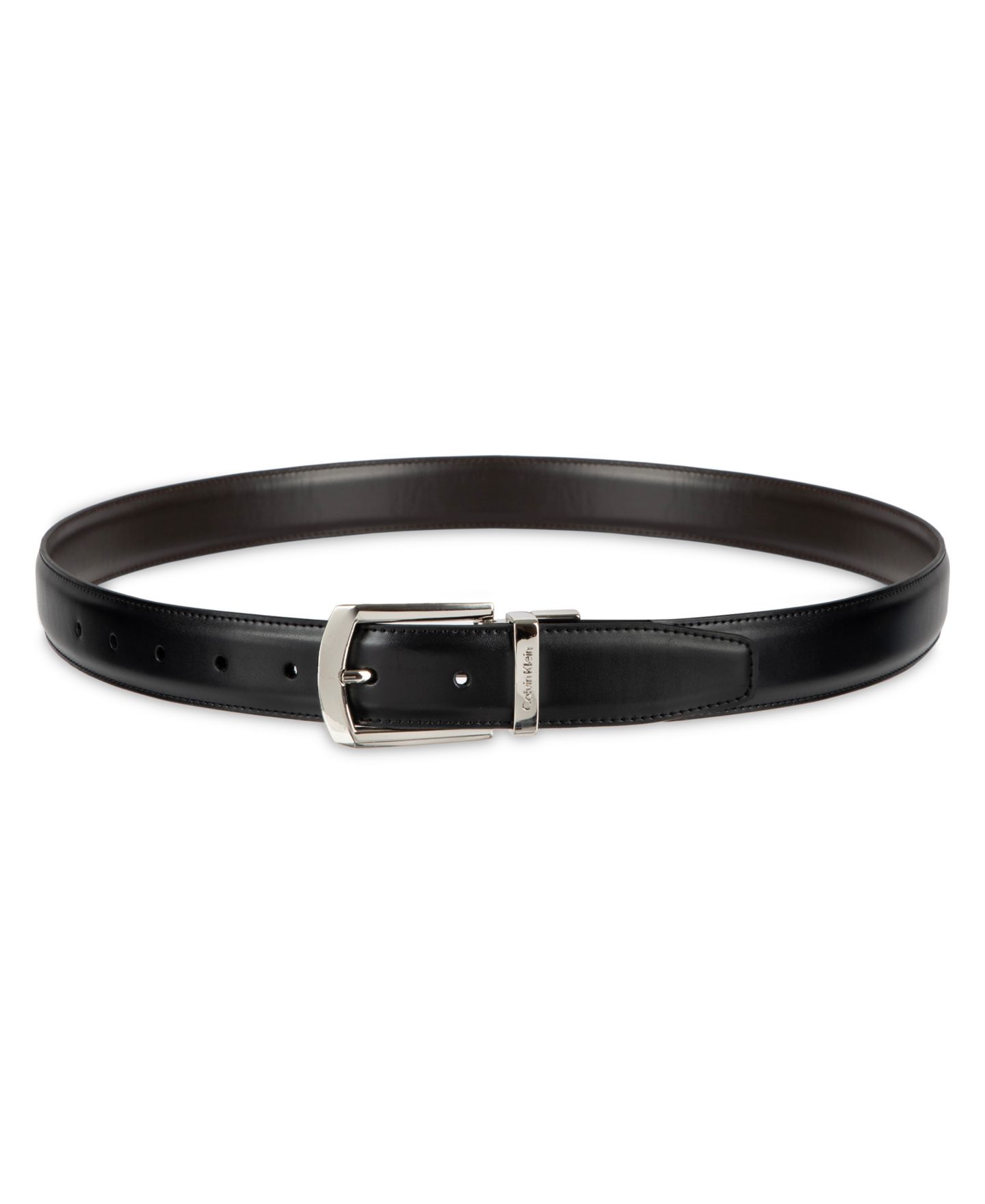 Мужской ремень Calvin Klein Reversible Harness Belt, цвет: Чёрный — фото 3