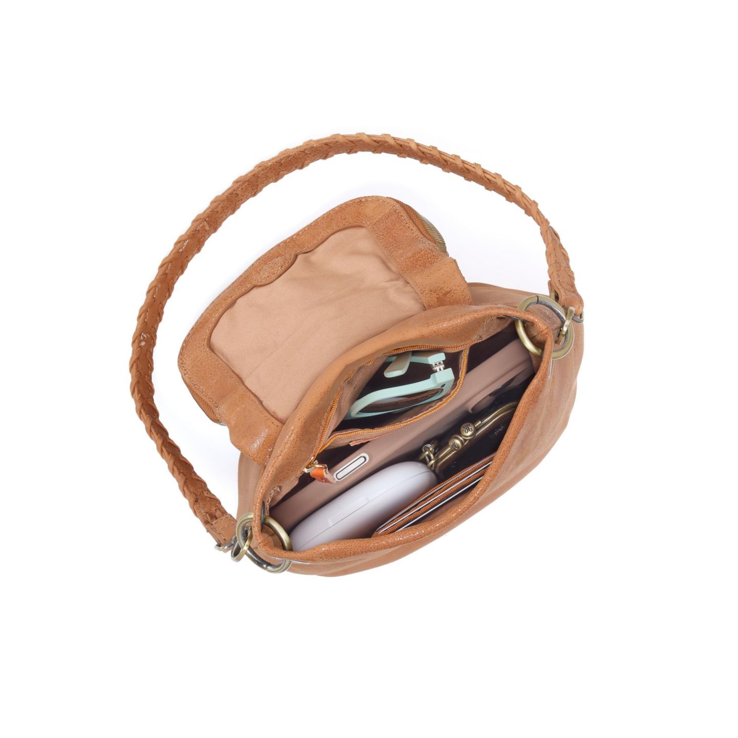 Женская сумка HOBO Fern Zip-Flap Hidden Magnet Crossbody, цвет: Виски — фото 3