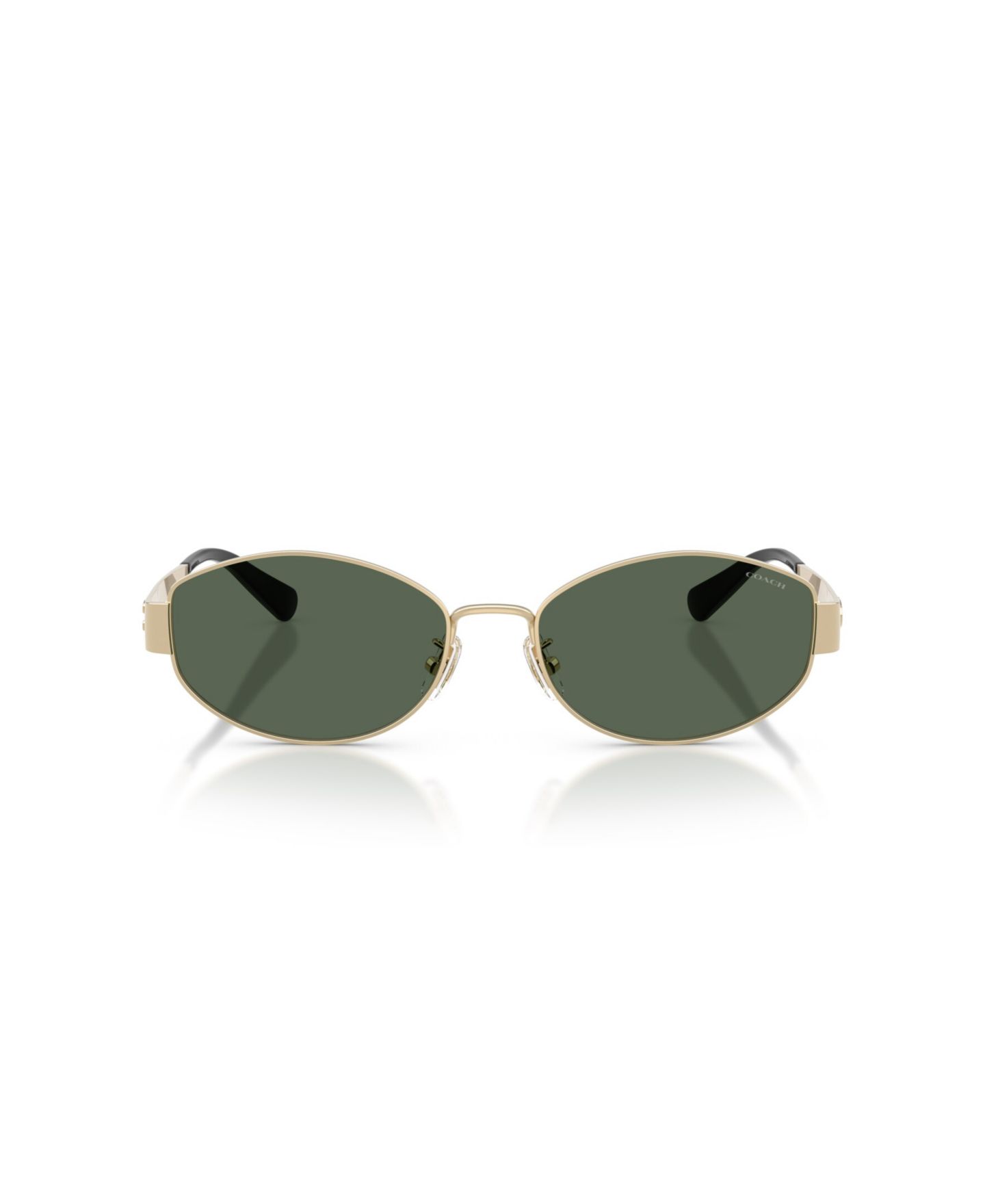 Женские солнцезащитные очки COACH Sunglasses, CDP44 HC7192D, цвет: Блестящий золотой — фото 7