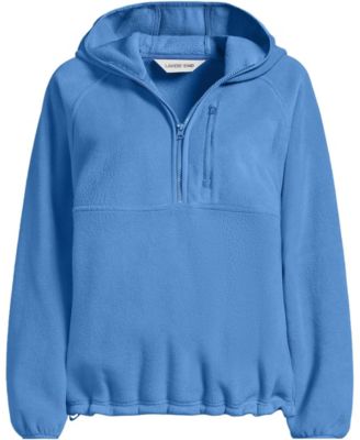 Plus Size Anyweather RainDefense Hooded Half Zip Fleece Pullover