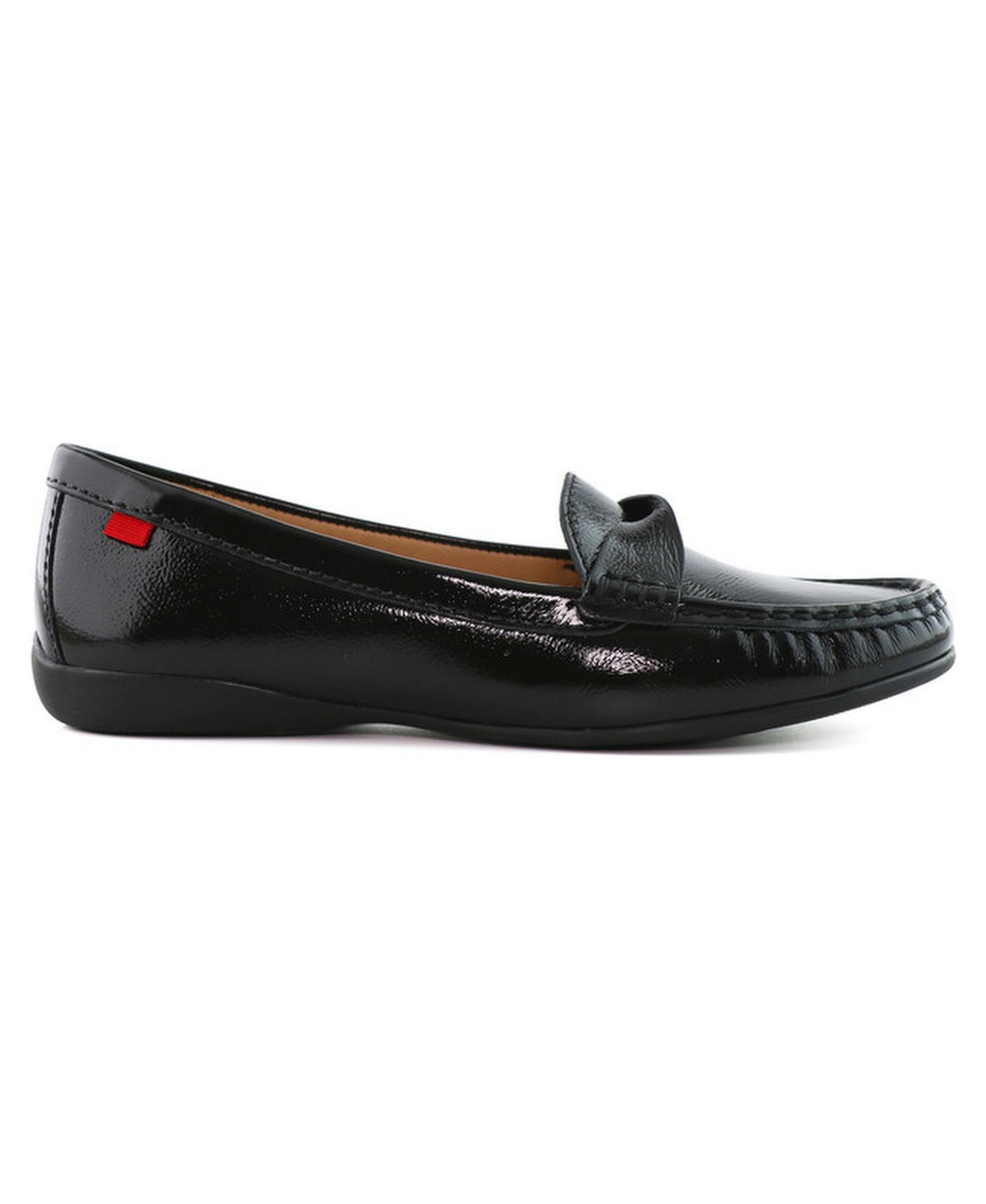 Женские туфли Marc Joseph New York Beverley Road Slip On Leather Loafer, цвет: Чёрная лаковая кожа — фото 2