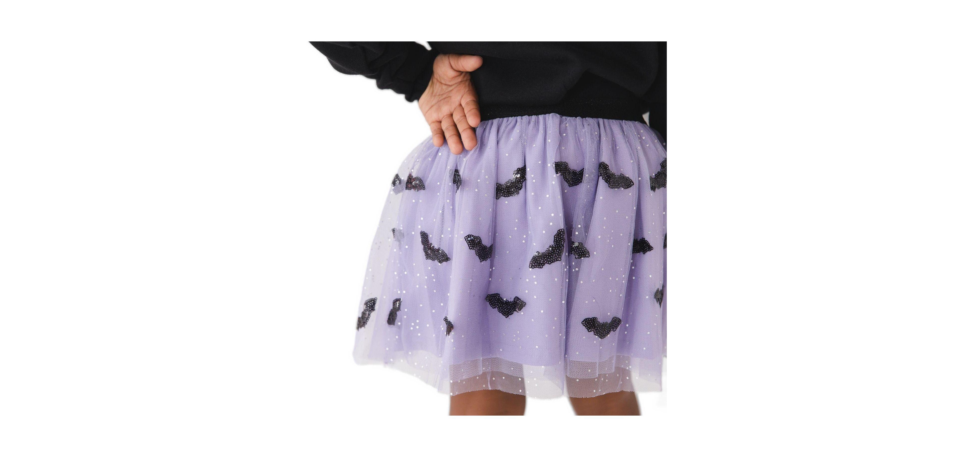 Sweet Wink Baby Girls Sequin Bat Halloween Tutu Skirt