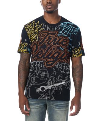 Men's Logo Tee Graphic Puff-Print T-Shirt