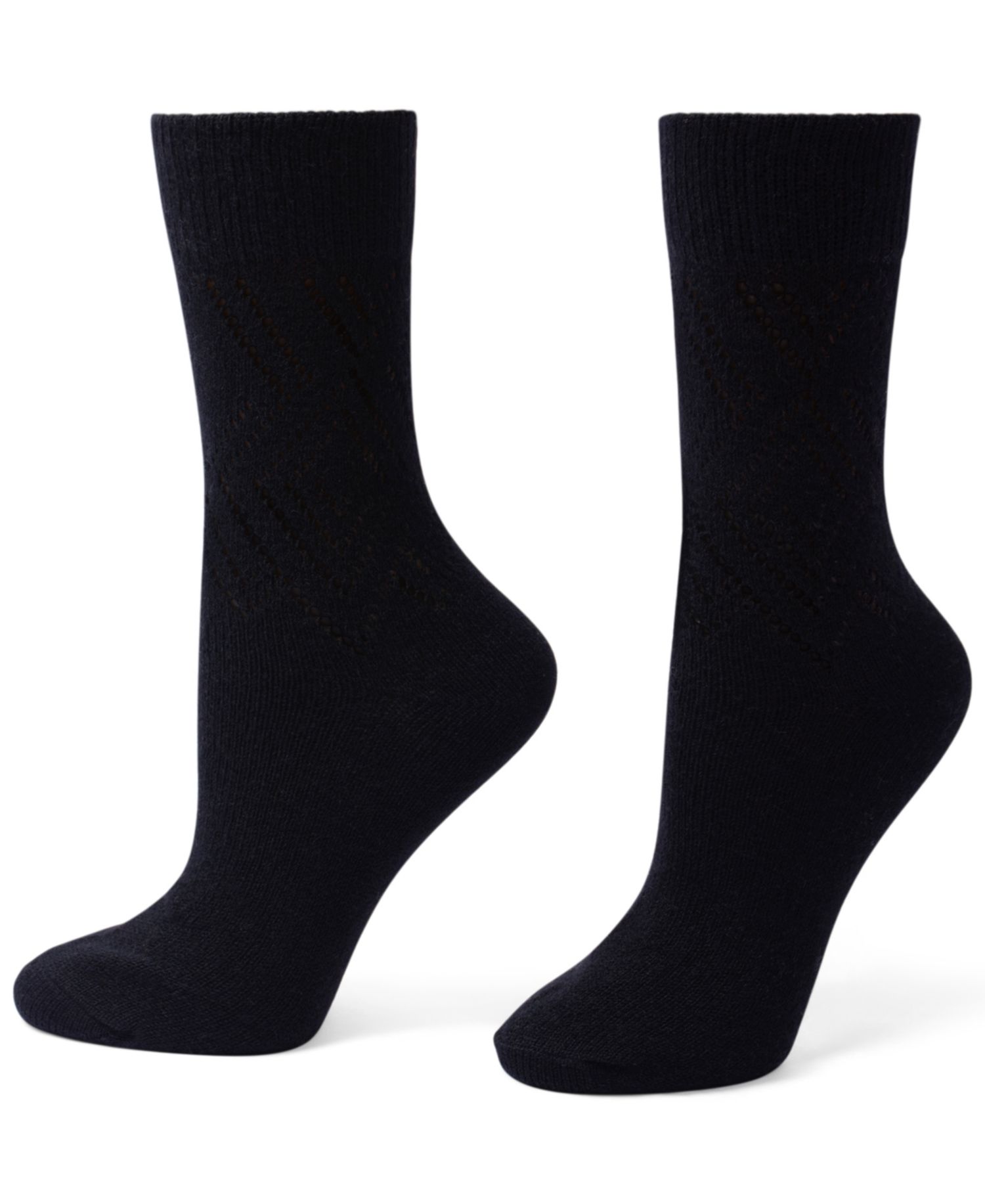 Women's Pointelle Argyle Boot Socks, 2-Pack