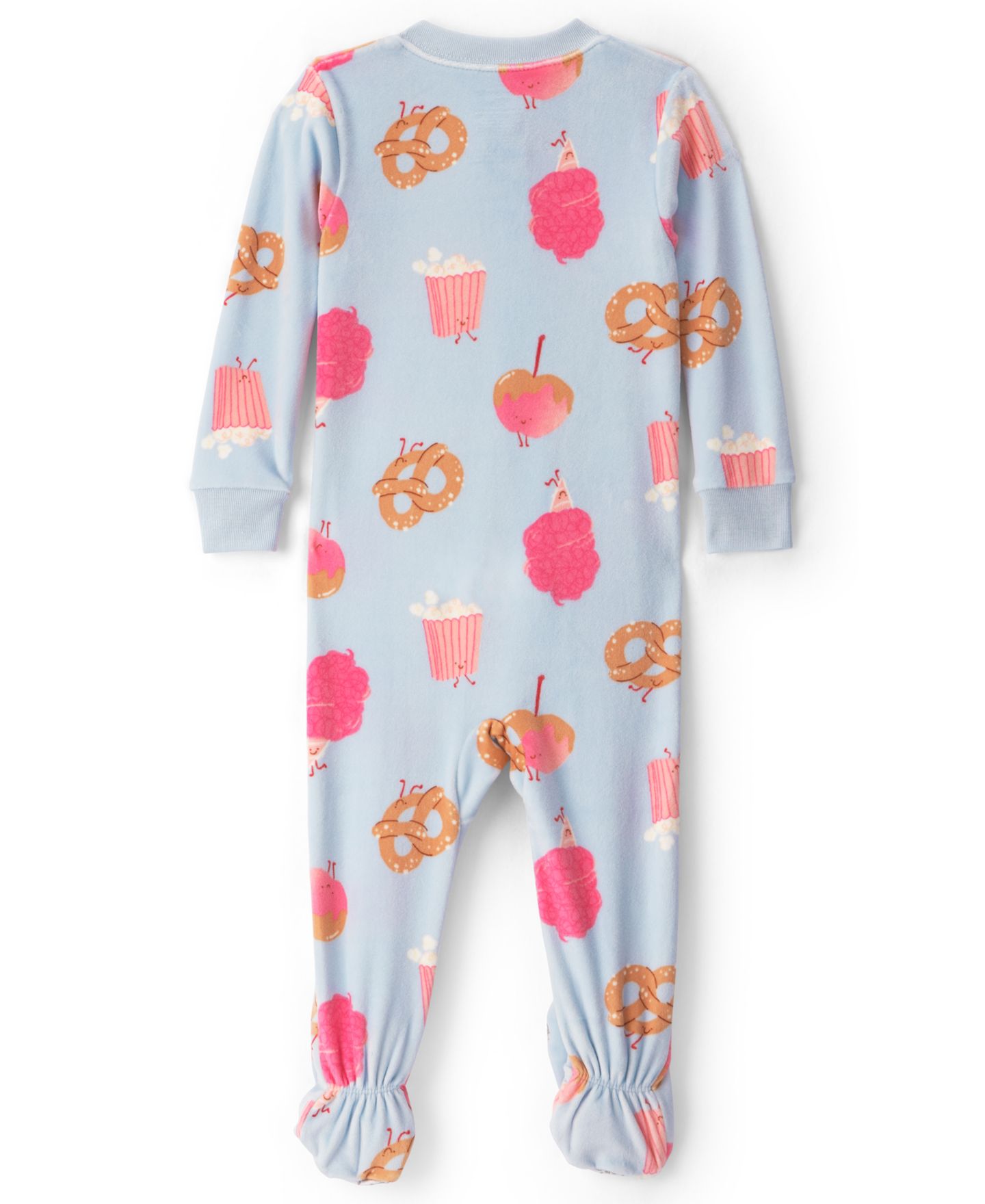 Детская пижама с ножками Carter's Festival Treats DreamPlush на двусторонней молнии, цвет: Синий — фото 2